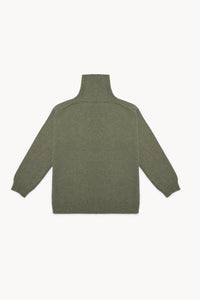 Oversize lambswool turtle neck sweater