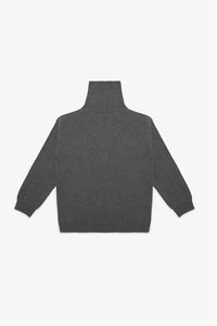 Oversize lambswool turtle neck sweater