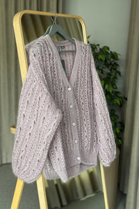 Mohair Silk Short Lace Cardigan Ella