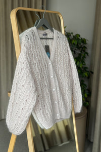 Mohair Silk Short Lace Cardigan Ella