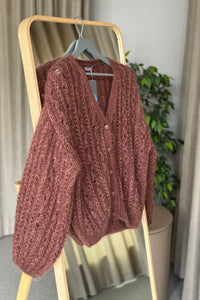 Mohair Silk Short Lace Cardigan Ella
