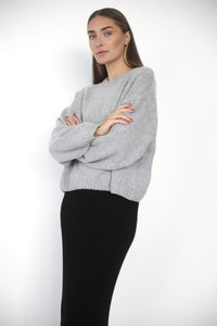 Cropped Wool Sweater
