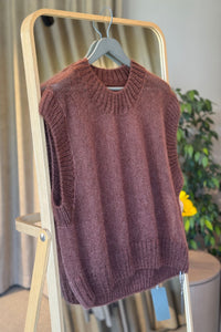 Mohair Silk Oversized Vest
