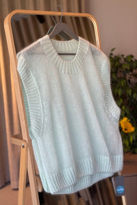 Mohair Silk Oversized Vest