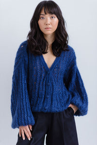  Short Mohair And Silk Lace Cardigan