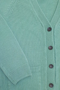 Merino Wool Cardigan With Pockets And Buttons