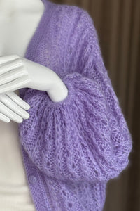 Mohair Silk Short Lace Cardigan Ella