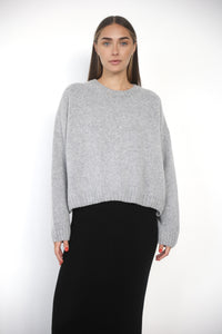Cropped Wool Sweater