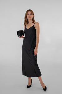 Satin Long Slip Dress