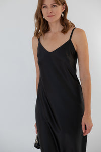 Satin Long Slip Dress