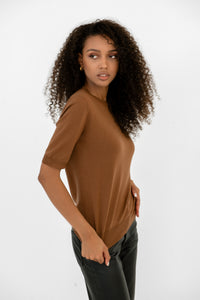 Antialergic Merino Superfine Knit Short Sleeve Top WISH!