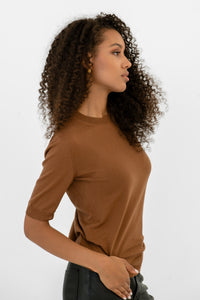 Antialergic Merino Superfine Knit Short Sleeve Top WISH!