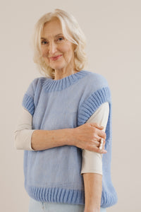 Mohair Silk Oversized Vest