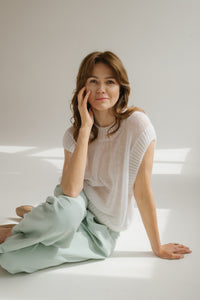 Mohair Silk Oversized Vest